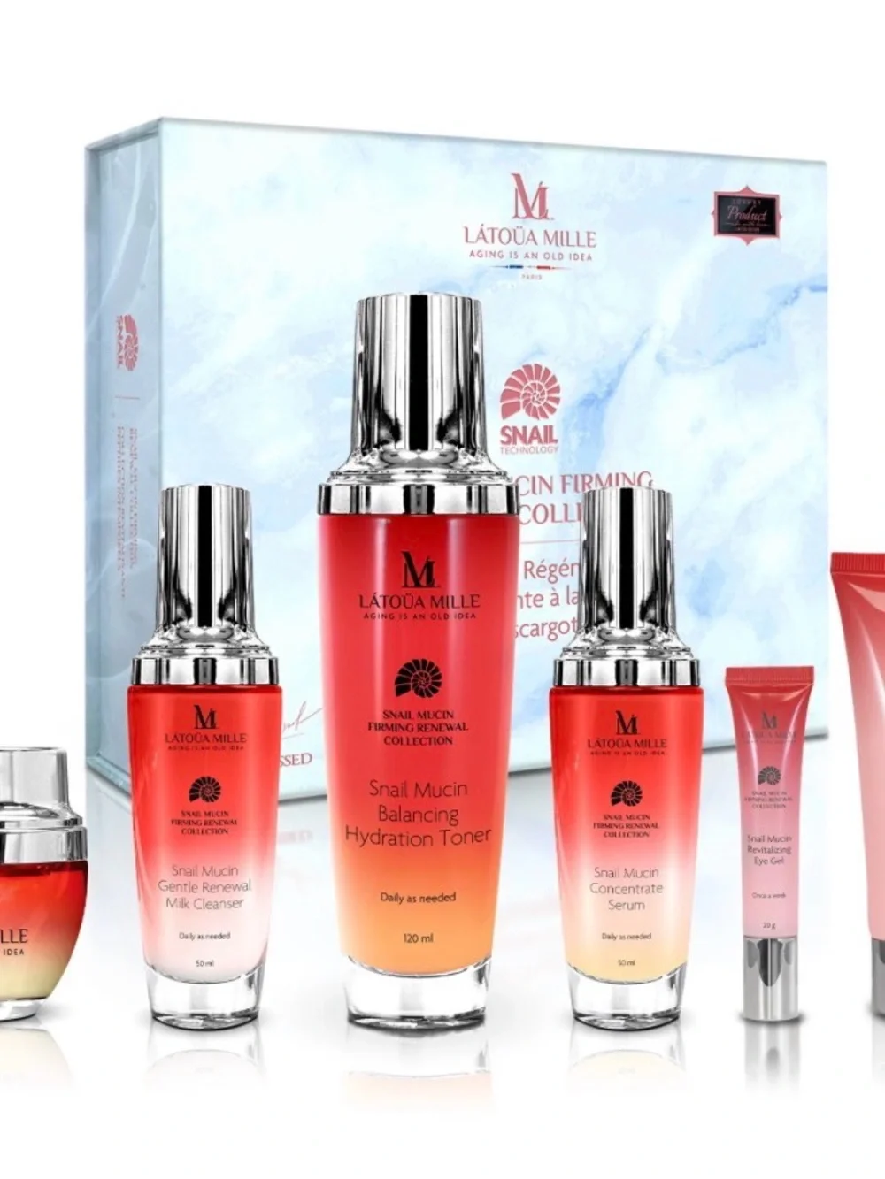 Latoua Mille Snail Mucin Firming Renewal Face Set